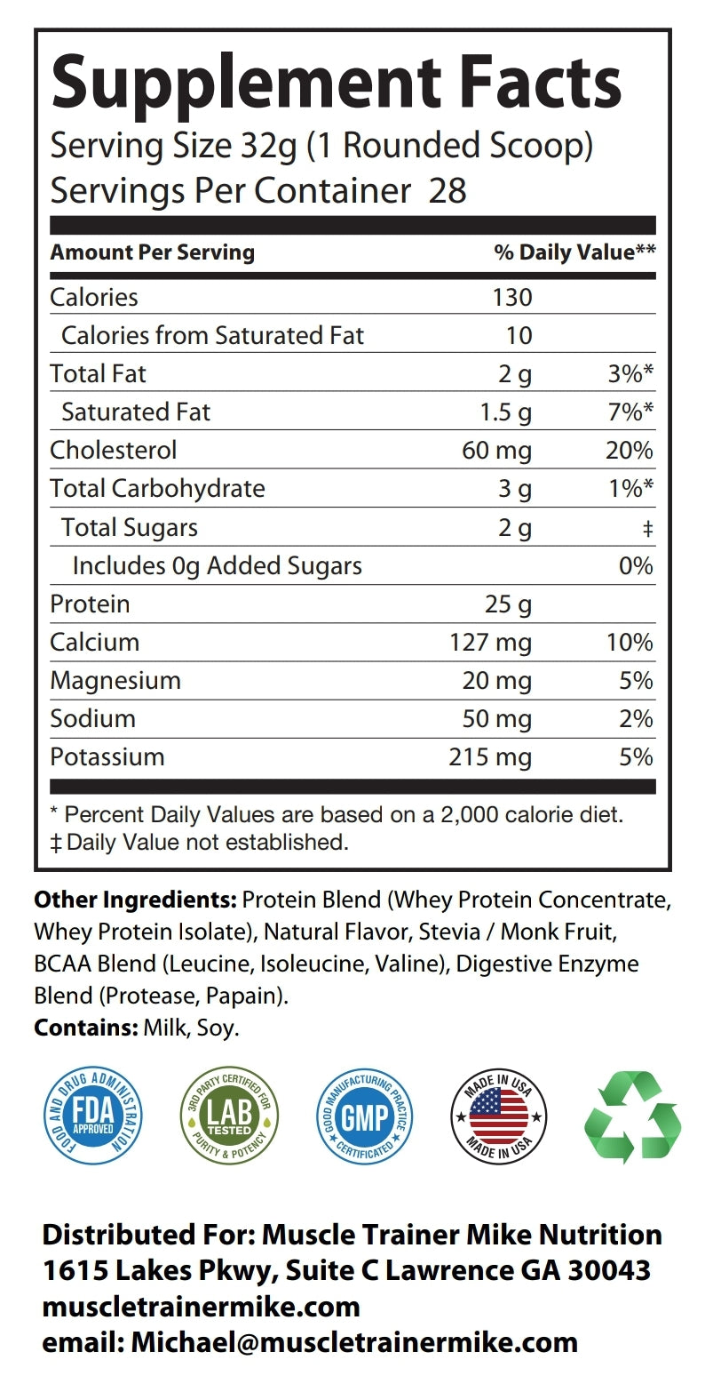 Just Your Whey Vanilla